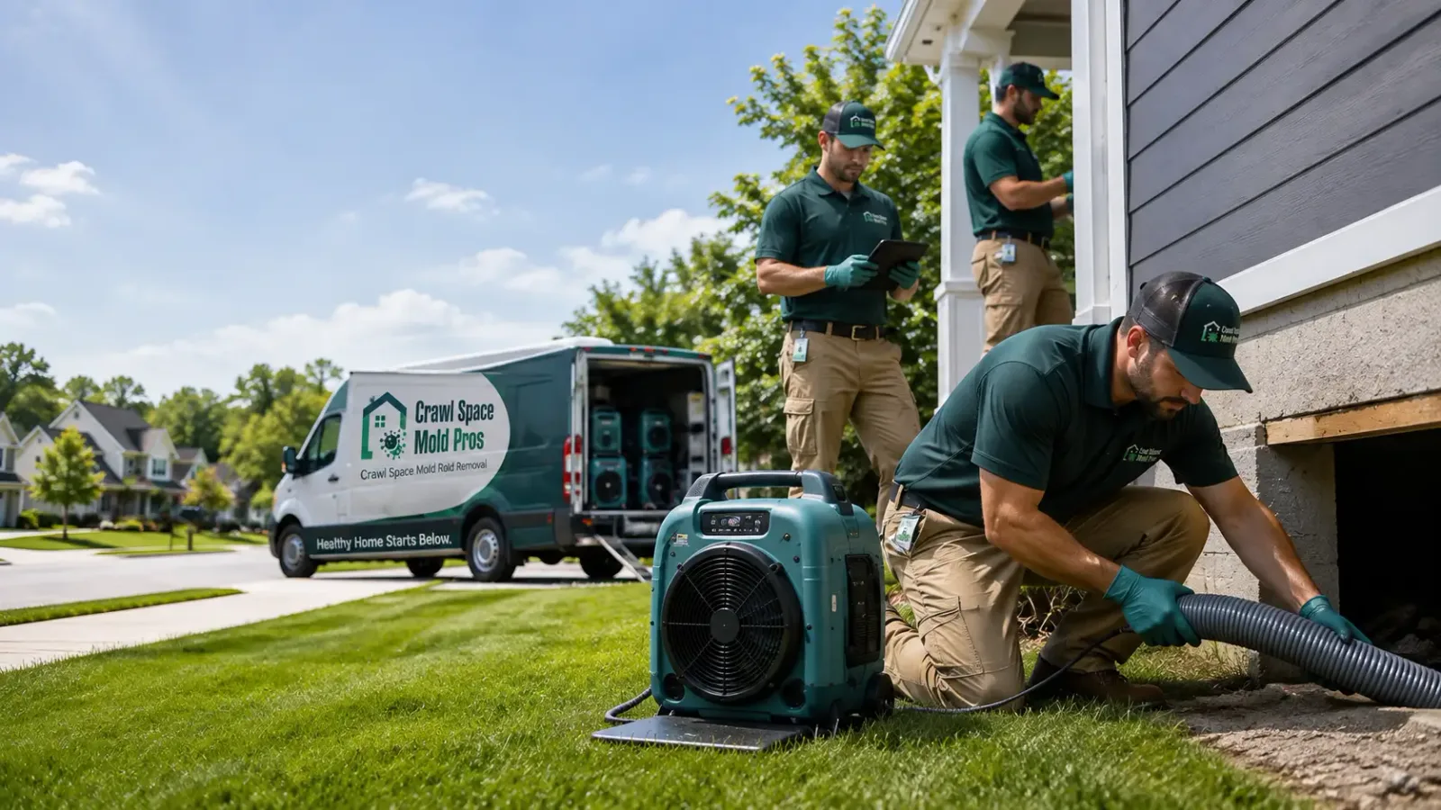 Crawl Space Mold Removal in Gibsonia, PA